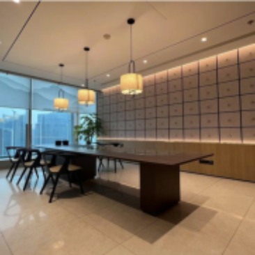 Reception area at the Changqing Care Beijing office