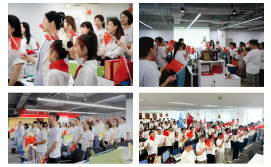 Changqing team members in a real workplace setting